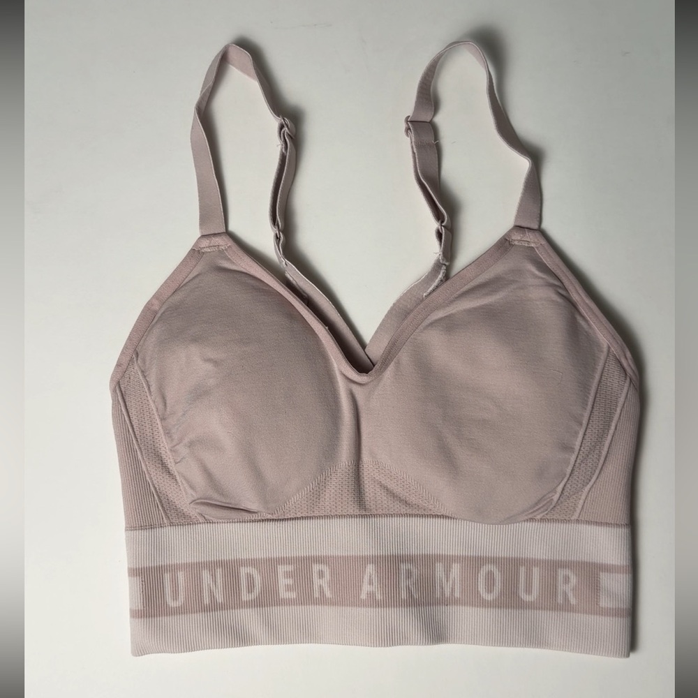 Under Armour Women's Light Pink Sports Bra